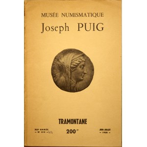 Musee Numismatique, Joseph Puig, Juin-Juillet 1958, no 413-414