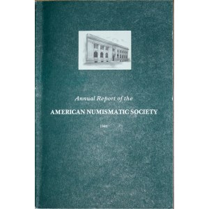 Annual Report of the American Numismatic Society, 1980