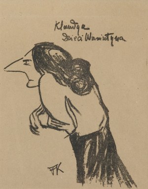 Karol Frycz (1877 Cieszkowy - 1963 Kraków), Stanisława Wysocka jako Klaudia w sztuce 