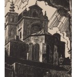 Tadeusz Cieślewski (Sohn) (1895 - 1944 ), Die St. Anna-Kirche in Warschau, 1929