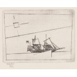 Lyonel Feininger (1871 Nowy Jork - 1956 Nowy Jork), Żaglowiec, 1939