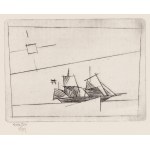 Lyonel Feininger (1871 New York - 1956 New York), Sailing ship, 1939
