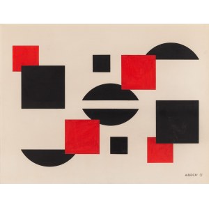 Henryk Berlewi (1894 Warsaw - 1967 Paris), Composition, 1957