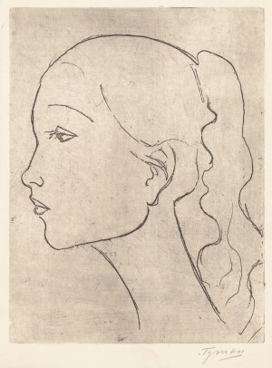 Tymon Niesiołowski (1882 Lwów - 1965 Toruń), Profil dziewczyny
