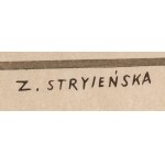 Zofia Stryjeńska (1891 Kraków - 1976 Genewa), Strój panny młodej z Łowickiego (Wieniec ślubny), plansza XI z teki 'Polish Peasants' Costumes', 1939
