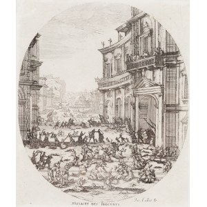 Evropský rytec, 17. století, Řbitov neviňátek, Jacques Callot, 1622