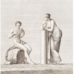 Franciszek Smuglewicz (1745 Warsaw - 1807 Vilnius), The Muse and the Polyphemus (sheet 29 of Vestigie delle Terme di Tito), 1776