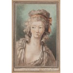 Gilles Antoine Demarteau (młodszy) (1750 - 1802 Paryż), Dzewczyna z przewiązanymi włosami z cyklu 