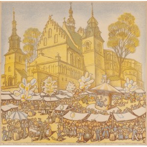 Witold Chomicz (1910 Kiew - 1984 Kiew), Emmaus. Ablass in Zwierzyniec, 1939