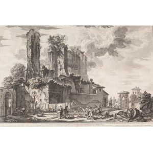 Giovanni Battista Piranesi (1720 Mogliano Veneto - 1778 Rzym), Ruiny akwedutku Julia z Vedute di Roma