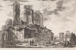 Giovanni Battista Piranesi (1720 Mogliano Veneto - 1778 Rzym), Ruiny akwedutku Julia z Vedute di Roma
