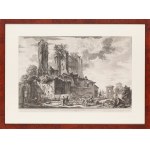 Giovanni Battista Piranesi (1720 Mogliano Veneto - 1778 Rím), Ruiny akvaduktu Julia of Vedute di Roma