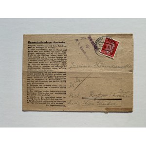 List. Obóz Koncentracyjny Dachau [1943]