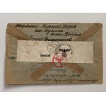 Doporučený list z Tarnówa. Griazovec [Vologodská oblasť] [1940].