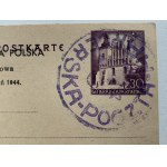 Postcard. Card form made by insurgent post office [1944] Guarantee.