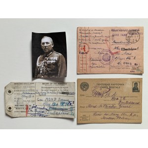 Zestaw przesyłek adresowanych do generała brygady Bernarda Stanisława Monda [1940-1943]