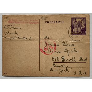 Ghetto Otwock. Postkarte [1941].