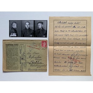 Dopis. Koncentrační tábor Osvětim [1942].