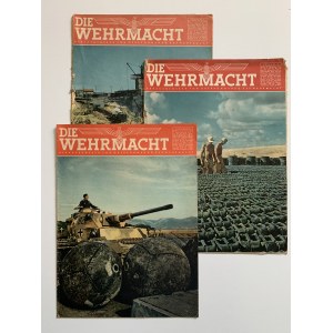 Die Wehrmacht - barevné vydání - 3 čísla [1942/1943].