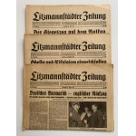 LITZMANNSTÄDTER ZEITUNG. Súbor 11 čísel. Lodž [1941].