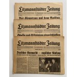 LITZMANNSTÄDTER ZEITUNG. Set of 11 issues. Lodz [1941].