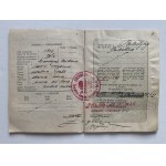 RP identity card. Passport. Belz [1929].