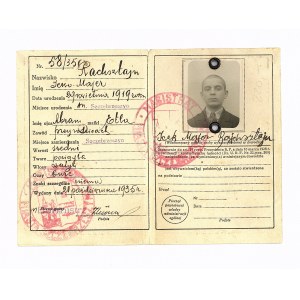 Personalausweis für einen Juden aus Szczebrzeszyn [1935].