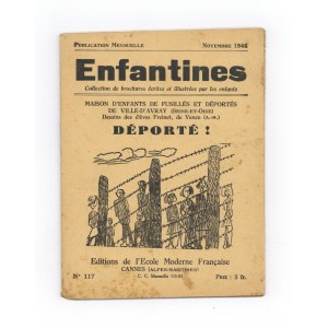 Monthly magazine:Enfantines. Marseille [1946].