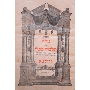 Babylonischer Talmud. Die Abhandlung Nidda. Wilna [1937].