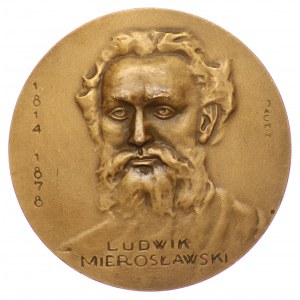 Poland, Medal, Ludwik Mieroslawski 1814-1878