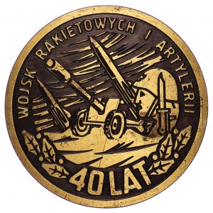 Medal, 40 Lat Wojsk Rakietowych I Artylerii 1944-1984