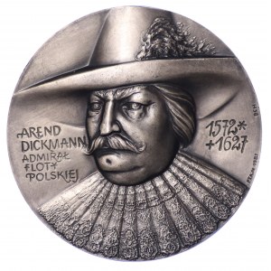 Medal, Arend Dickmann Admirał Floty Polskiej 1572-1627