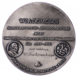 Medal, Władysław Bartynowski 1832-1918