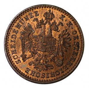 Rakousko, 1 kreuzer 1881