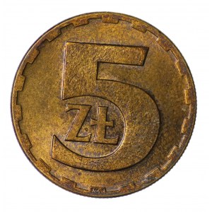 Poland, 5 gold 1977