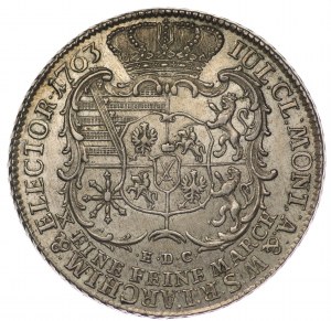 Saksonia, Fryderyk Krystian, talar 1763 EDC, Lipsk