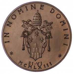 Watykan, Medal Paweł VI 1963-1978, Medal na I rok pontyfikatu - brąz