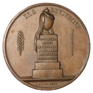 Medal na pamiątkę Powstania Listopadowego 1831 FATA ASPERA VINCES