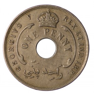 British West Africa, 1 Penny 1919