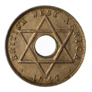 Brytyjska Afryka Zachodnia, 1/2 Penny 1947