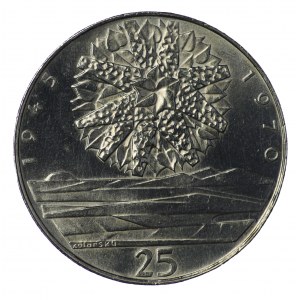 Czechosławacja, 25 koron 1970
