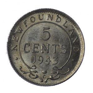 Nowa Funlandia, 5 Cents 1943