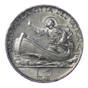 Watykan, 5 lirów 1940