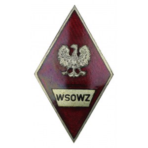 Polska, Odznaka Wyższej Szkoły Oficerskiej Wojsk Zmechanizowanych Im. Tadeusza Kościuszki, wzór 1