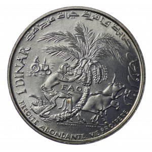 Tunezja, 1 Dinar 1970