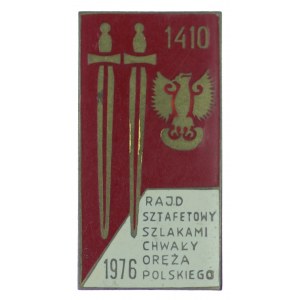 Polska, Odznaka Rajd Sztafetowy Szlakami Chwały Oręża Polskiego 1410-1976