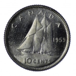 Kanada, 10 centov 1959