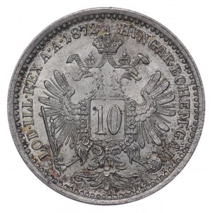 Austria, 10 Krajcarów 1872