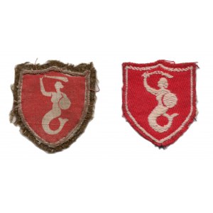 Poland, 2nd Polish Corps Mermaid patch - 2 pieces