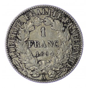 France, 1 Franc 1894